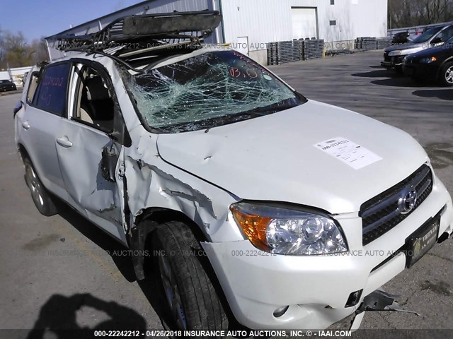 JTMBD31V875074109 - 2007 TOYOTA RAV4 LIMITED WHITE photo 1