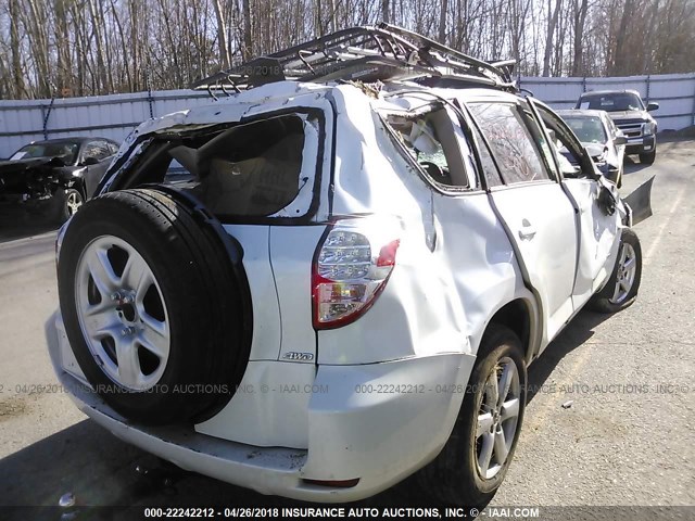 JTMBD31V875074109 - 2007 TOYOTA RAV4 LIMITED WHITE photo 4