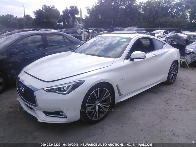 JN1EV7EK2HM362428 - 2017 INFINITI Q60 PREMIUM/SPORT WHITE photo 2