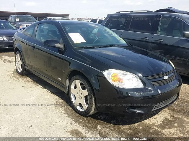 1G1AM15B967723542 - 2006 CHEVROLET COBALT SS BLACK photo 1