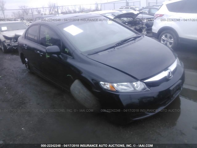 19XFA1E89AE020414 - 2010 HONDA CIVIC EX BLACK photo 1