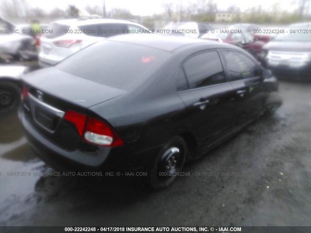 19XFA1E89AE020414 - 2010 HONDA CIVIC EX BLACK photo 4