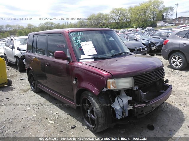 JTLKT324264085947 - 2006 TOYOTA SCION XB RED photo 1