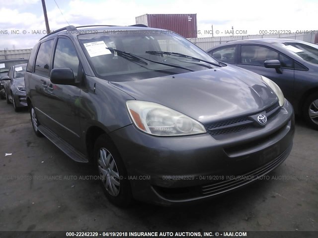 5TDZA23C15S358248 - 2005 TOYOTA SIENNA CE/LE GRAY photo 1