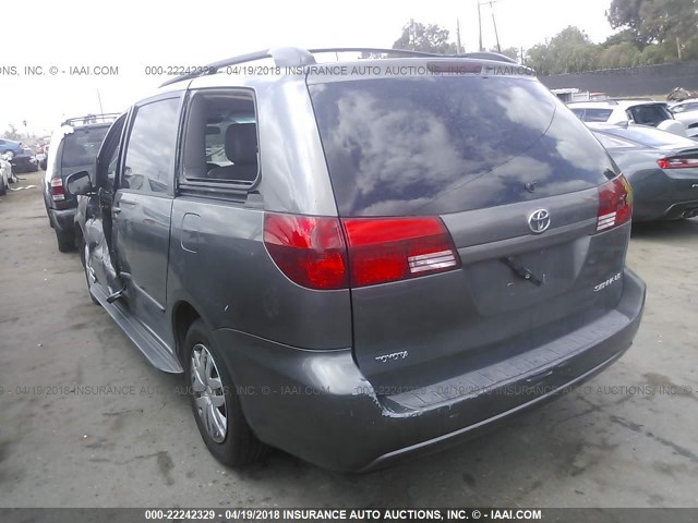 5TDZA23C15S358248 - 2005 TOYOTA SIENNA CE/LE GRAY photo 3