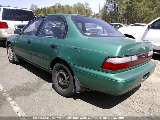 2T1BB02E1TC148809 - 1996 TOYOTA COROLLA DX GREEN photo 3