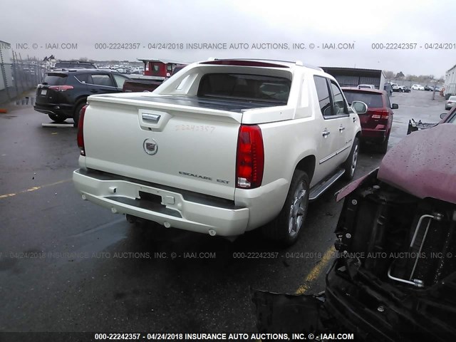 3GYFK62807G187279 - 2007 CADILLAC ESCALADE EXT WHITE photo 4