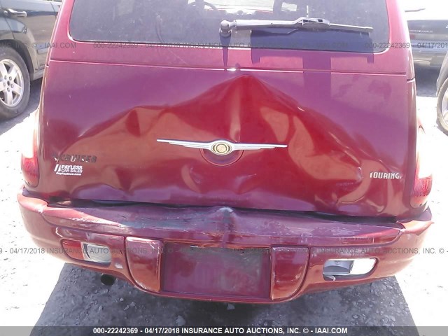 3A8FY58909T561147 - 2009 CHRYSLER PT CRUISER TOURING RED photo 6