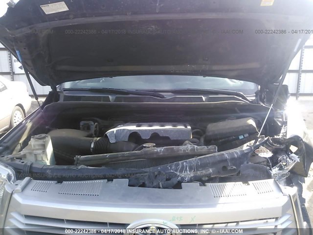 5TFAW5F1XEX387638 - 2014 TOYOTA TUNDRA CREWMAX PLATINUM 黑色 照片 10