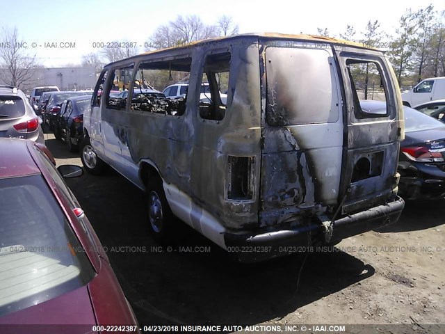 1FBSS3BL5BDA23561 - 2011 FORD ECONOLINE E350 SUPER DUTY WAGON WHITE photo 3