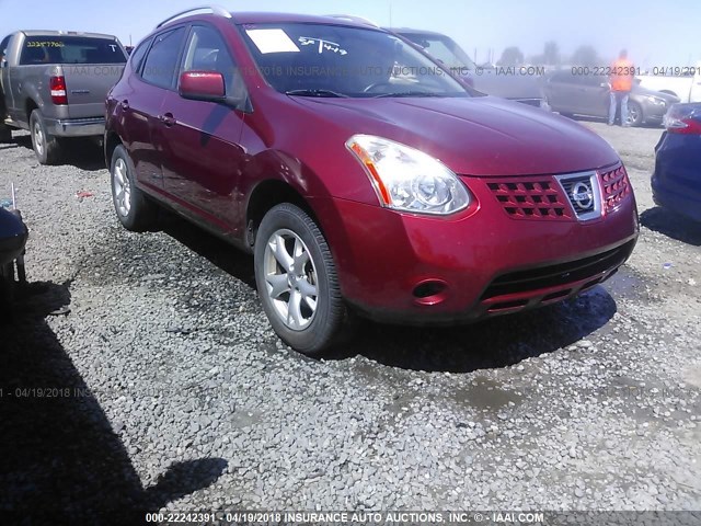 JN8AS58VX9W182767 - 2009 NISSAN ROGUE S/SL MAROON photo 1