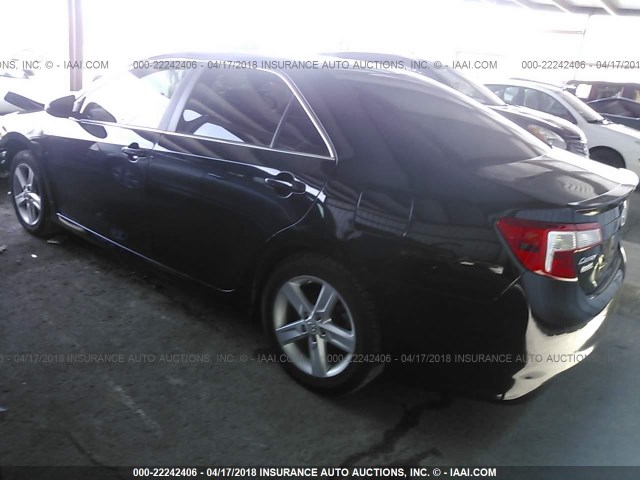 4T1BF1FK2EU388396 - 2014 TOYOTA CAMRY L/SE/LE/XLE 黑色 照片 3