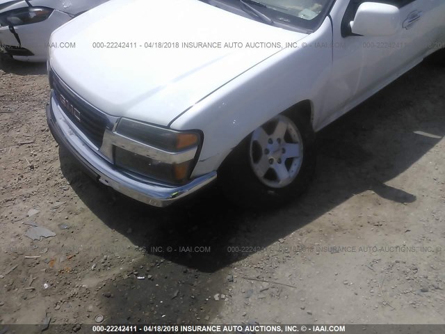 1GTE5MFE8C8147268 - 2012 GMC CANYON SLE WHITE photo 6