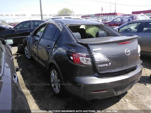 JM1BL1S66A1198649 - 2010 MAZDA 3 S GRAY photo 3