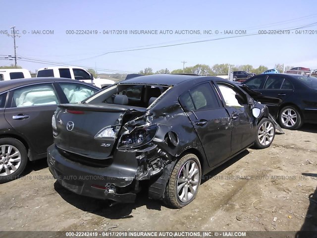 JM1BL1S66A1198649 - 2010 MAZDA 3 S GRAY photo 4