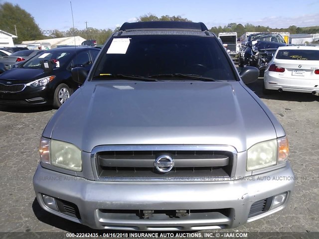 JN8DR09Y54W914834 - 2004 NISSAN PATHFINDER LE/SE SILVER photo 6