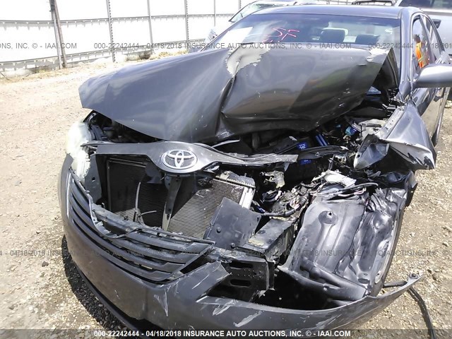 4T4BE46K48R021238 - 2008 TOYOTA CAMRY CE/LE/XLE/SE GRAY photo 6