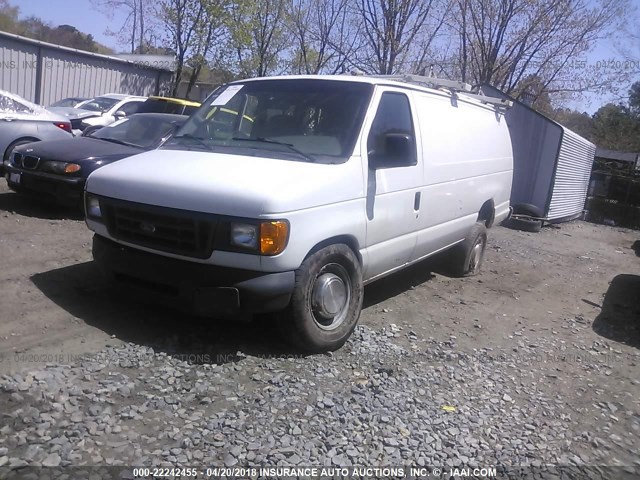 1FTSS34L73HB44868 - 2003 FORD ECONOLINE E350 SUPER DUTY VAN WHITE photo 2