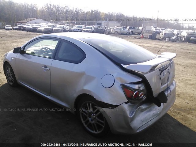 JTKDE3B78A0311863 - 2010 TOYOTA SCION TC 银色 照片 3