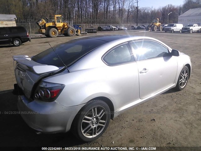 JTKDE3B78A0311863 - 2010 TOYOTA SCION TC 银色 照片 4