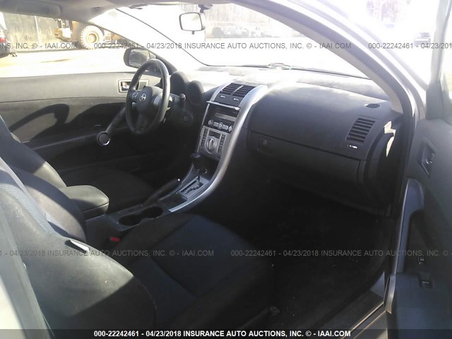 JTKDE3B78A0311863 - 2010 TOYOTA SCION TC 银色 照片 5