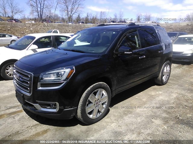 1GKKVSKD8HJ292822 - 2017 GMC ACADIA LIMITED SLT-2 BLACK photo 2