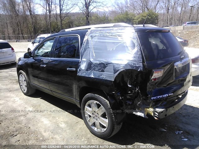 1GKKVSKD8HJ292822 - 2017 GMC ACADIA LIMITED SLT-2 BLACK photo 3