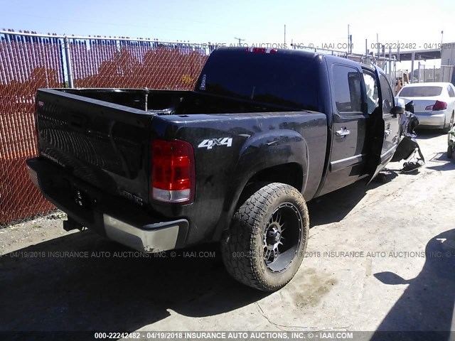 3GTP2VE77DG136879 - 2013 GMC SIERRA K1500 SLE BLACK photo 4