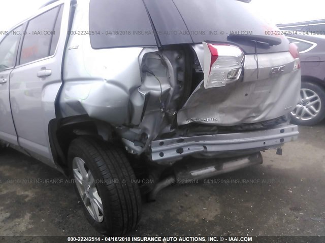 2GKFLWEK9F6112752 - 2015 GMC TERRAIN SLE SILVER photo 6