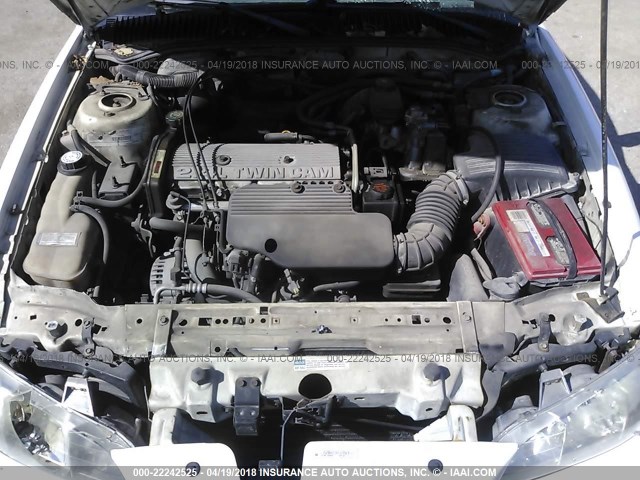 1G2NE52TXWC724527 - 1998 PONTIAC GRAND AM SE WHITE photo 10