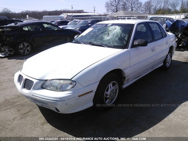 1G2NE52TXWC724527 - 1998 PONTIAC GRAND AM SE WHITE photo 2