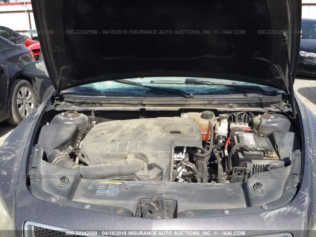 1G1ZA5E01A4111461 - 2010 CHEVROLET MALIBU LS 灰色 照片 10