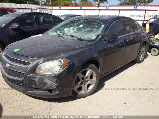 1G1ZA5E01A4111461 - 2010 CHEVROLET MALIBU LS 灰色 照片 2