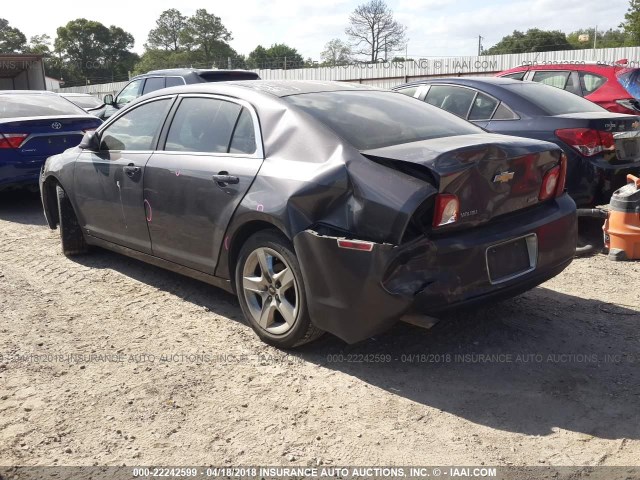 1G1ZA5E01A4111461 - 2010 CHEVROLET MALIBU LS 灰色 照片 3