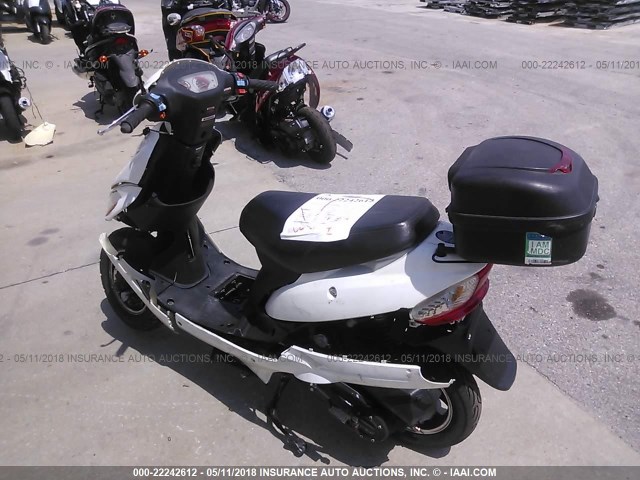 L2BB9NCC7GB712032 - 2016 JIANGSU BAODIAO SCOOTER  WHITE photo 3