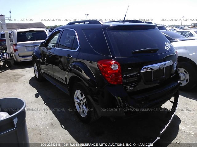 2GNALDEK9D6144101 - 2013 CHEVROLET EQUINOX LT BLACK photo 3