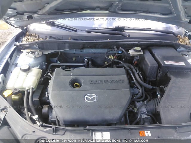 JM1BK32F871638037 - 2007 MAZDA 3 I BLUE photo 10