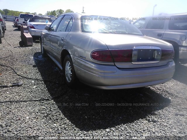 1G4HP54K224127878 - 2002 BUICK LESABRE CUSTOM BROWN photo 3