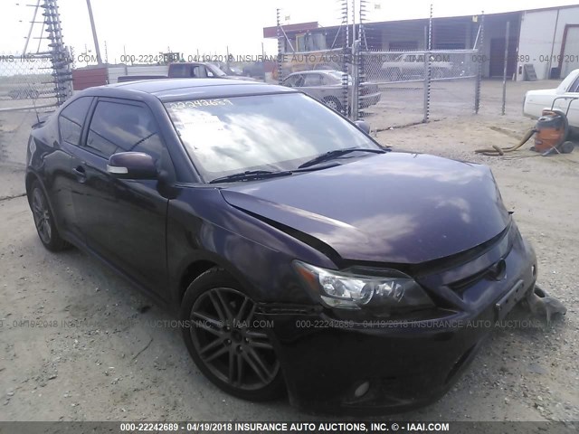 JTKJF5C7XB3014958 - 2011 TOYOTA SCION TC 紫色 照片 1