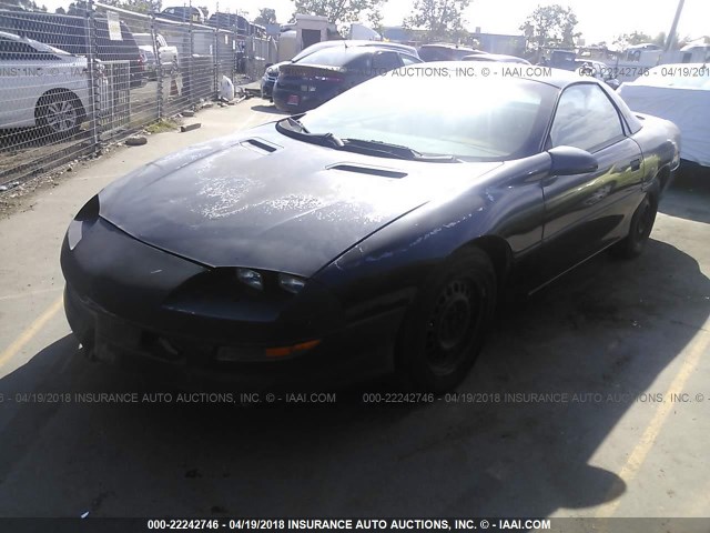 2G1FP22K5T2160886 - 1996 CHEVROLET CAMARO RS BLACK photo 2