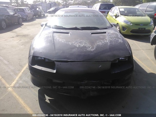 2G1FP22K5T2160886 - 1996 CHEVROLET CAMARO RS BLACK photo 6