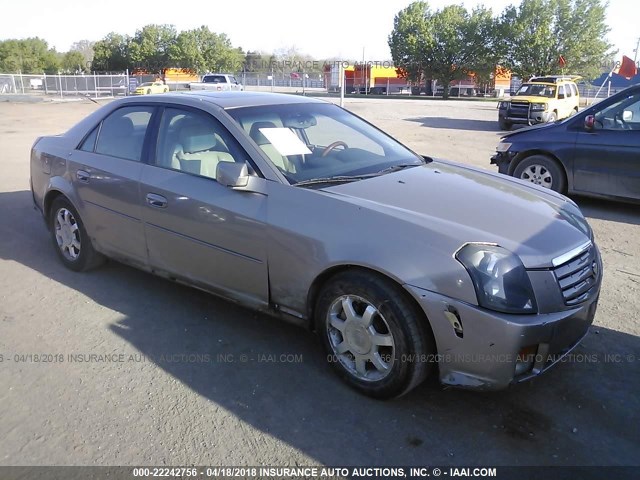 1G6DM577540136798 - 2004 CADILLAC CTS Pewter photo 1