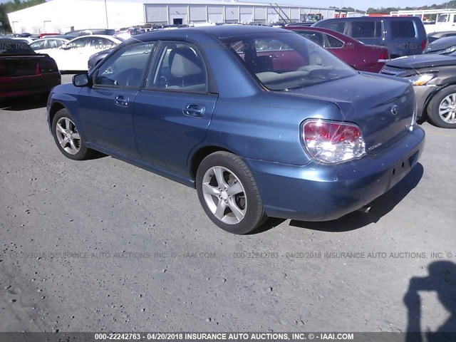 JF1GD61617H510125 - 2007 SUBARU IMPREZA 2.5I BLUE photo 3