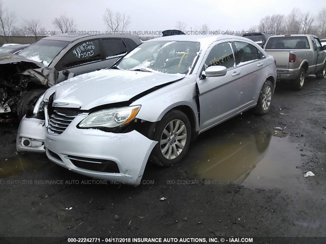 1C3CCBBBXCN101735 - 2012 CHRYSLER 200 TOURING SILVER photo 2