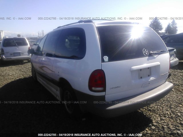 2B4GP44R4XR172037 - 1999 DODGE GRAND CARAVAN SE/SPORT WHITE photo 3