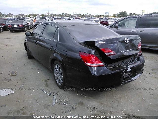 4T1BK36B47U240504 - 2007 TOYOTA AVALON XL/XLS/TOURING/LIMITED BLACK photo 3