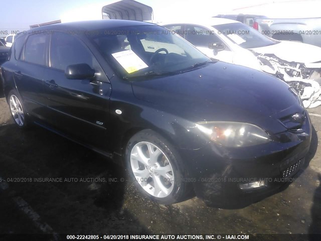 JM1BK343881843362 - 2008 MAZDA 3 HATCHBACK BLUE photo 1