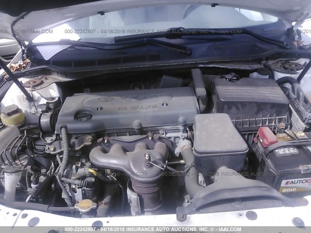 4T4BE46K09R111603 - 2009 TOYOTA CAMRY SE/LE/XLE WHITE photo 10