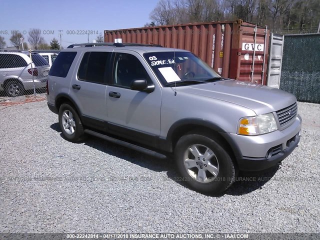 1FMZU73K13UA10630 - 2003 FORD EXPLORER XLT/XLT SPORT/NBX SILVER photo 1