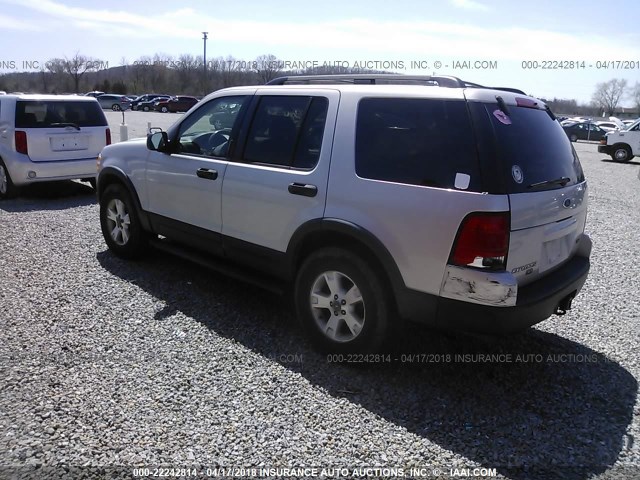 1FMZU73K13UA10630 - 2003 FORD EXPLORER XLT/XLT SPORT/NBX SILVER photo 3